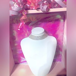 Silver Diamond choker